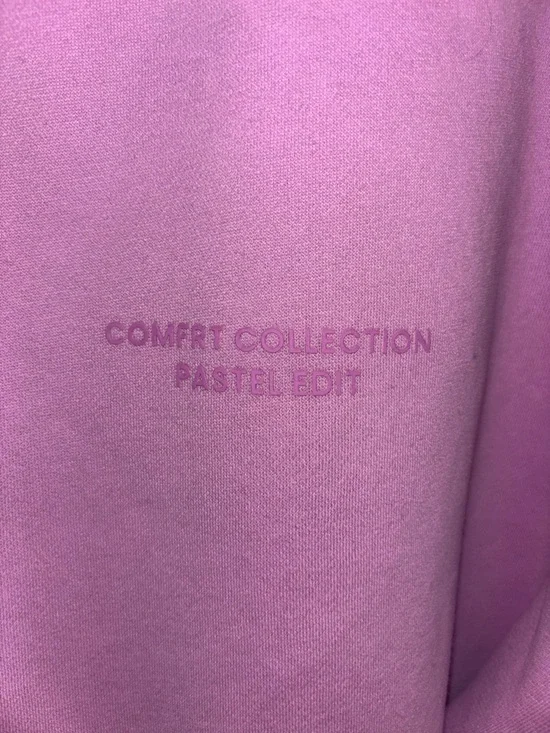 Comfrt Full Zip Hoodie - Pastels Collection Lilac - Size S - Picture 2 of 5